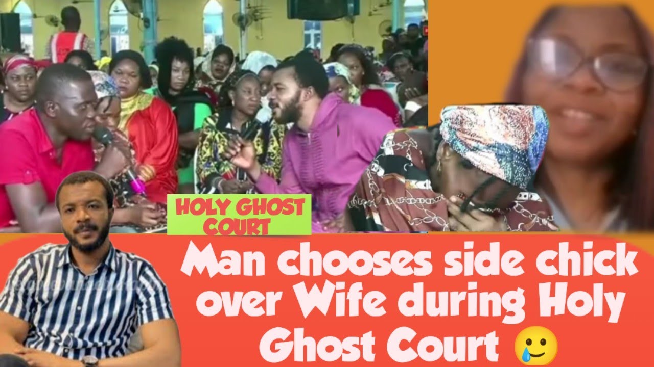 Man chooses side chick over Wife during #holyghostcourtzionministry#zionprayermovementoutreachlive