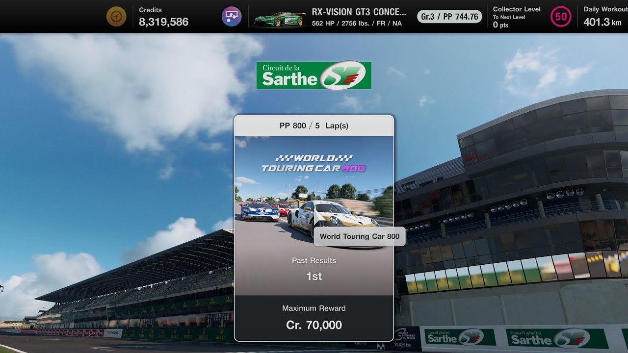 Gran Turismo 7 | World Touring Car PP800 
