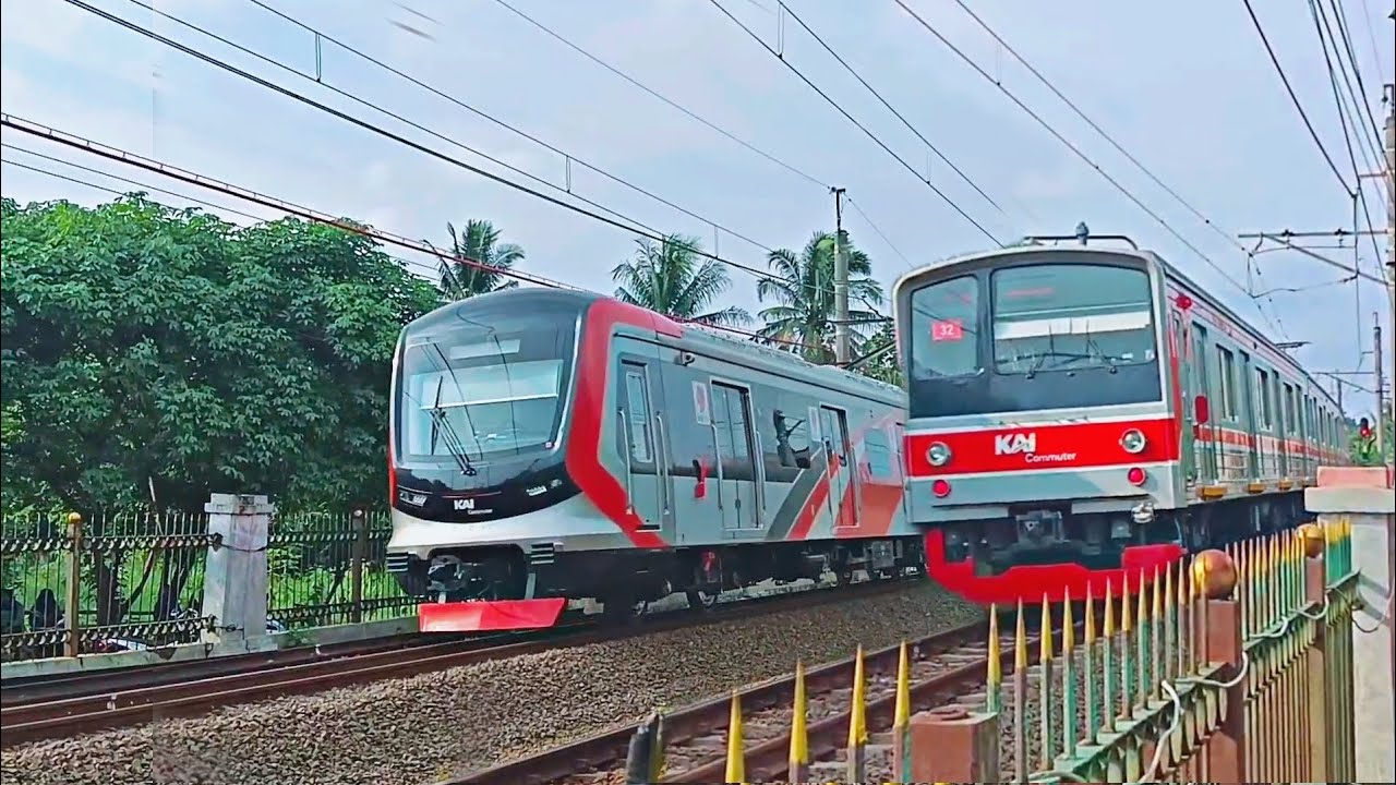 Hunting krl Bogor Line CRRC - JR 205 - TM 6000 - INKA CLI 225