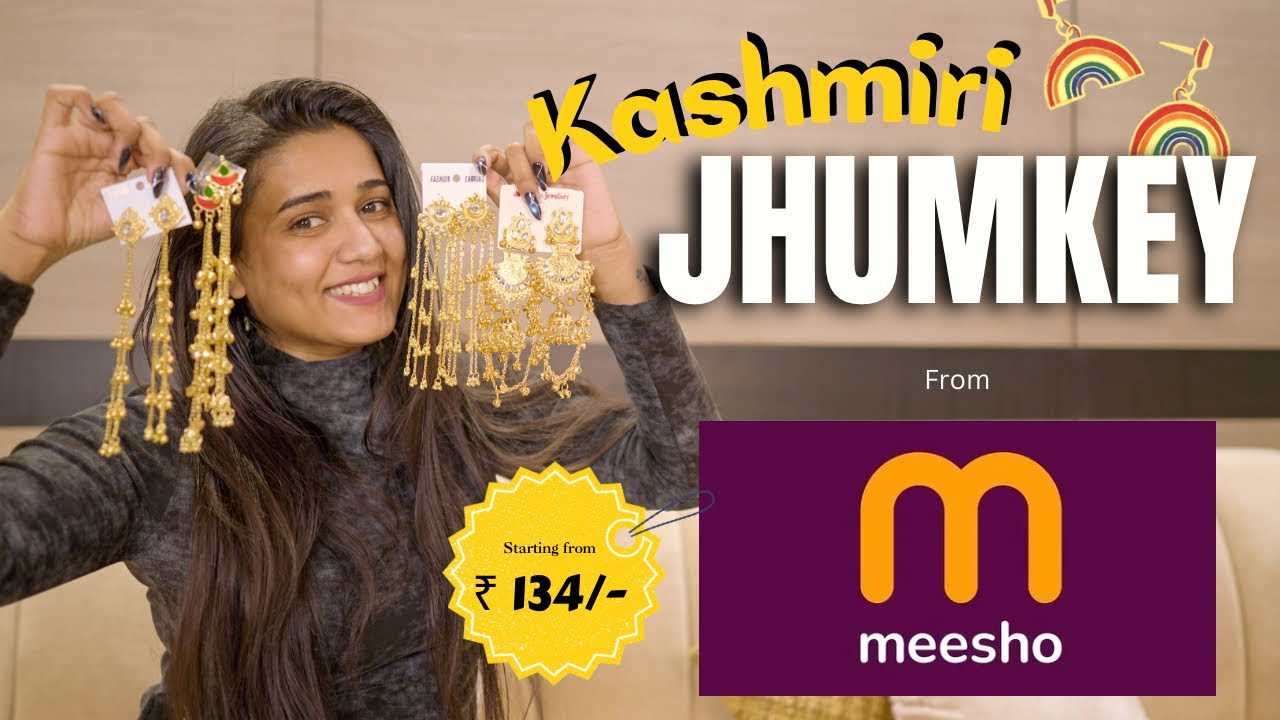 Trending kashmiri *jhumka* from MEESHO | Affordable & Latest collection | Viral jhumka | gimaashi 