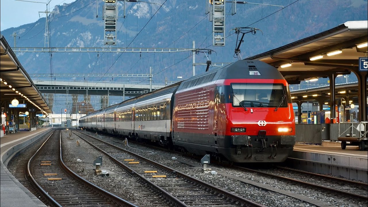 Trainspotting in Interlaken, Wilderswil & Spiez