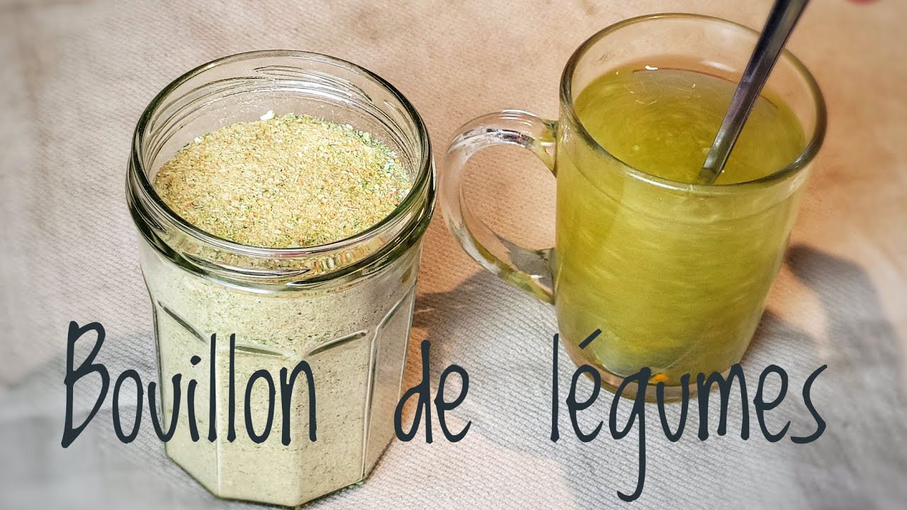 BOUILLON DE LÉGUMES DÉSHYDRATÉS FAIT MAISON