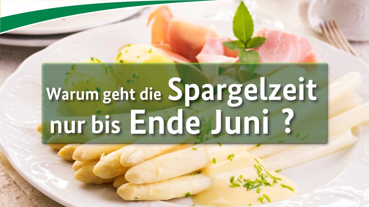 Warum geht die Spargelzeit nur bis Ende Juni?