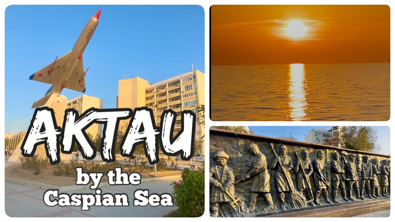 Walking Tour in Aktau 🇰🇿 | Beautiful Coastal City of Kazakhstan (4K) 