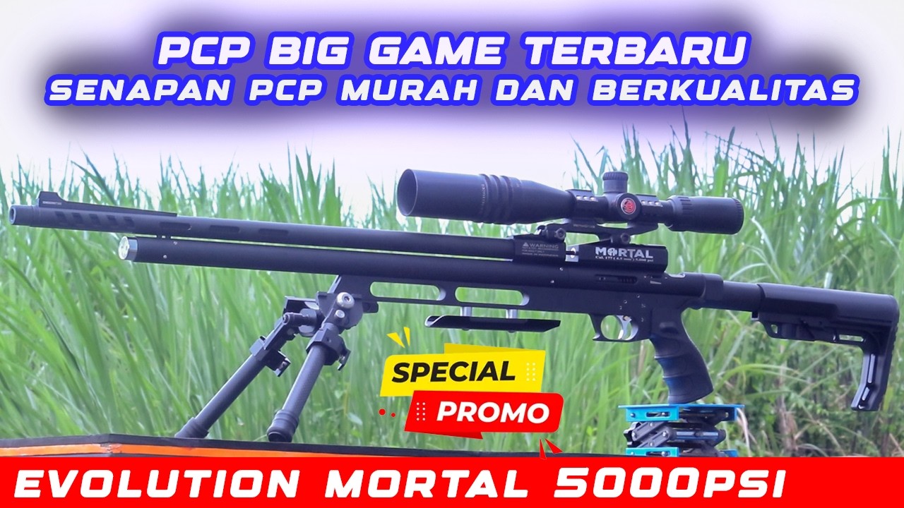 PCP BIG GAME EVOLUTION 5000PSI MORTAL SENAPAN PCP TERBARU 2026 | SENAPAN PCP MURAH DAN BERKUALITAS