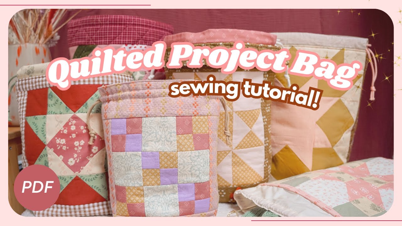 Sew Along: Quilted Star Project Bag! | PDF Pattern Aimee Bag ✂️