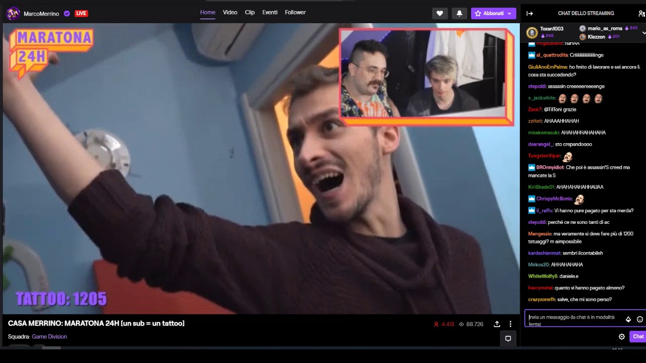 REAZIONE PEGGIOR VIDEO DI MARCO PRIMA LIVE TWITCH CROIX89! ORA 6 - OSPITE SDRUMOX | CON CHAT