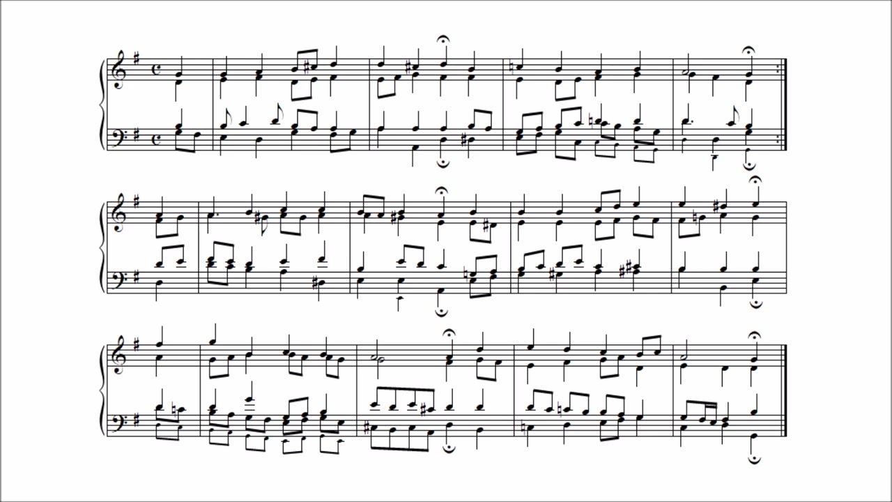 Bach 371 Chorales, No.9 Ermuntre dich, mein schwacher Geist