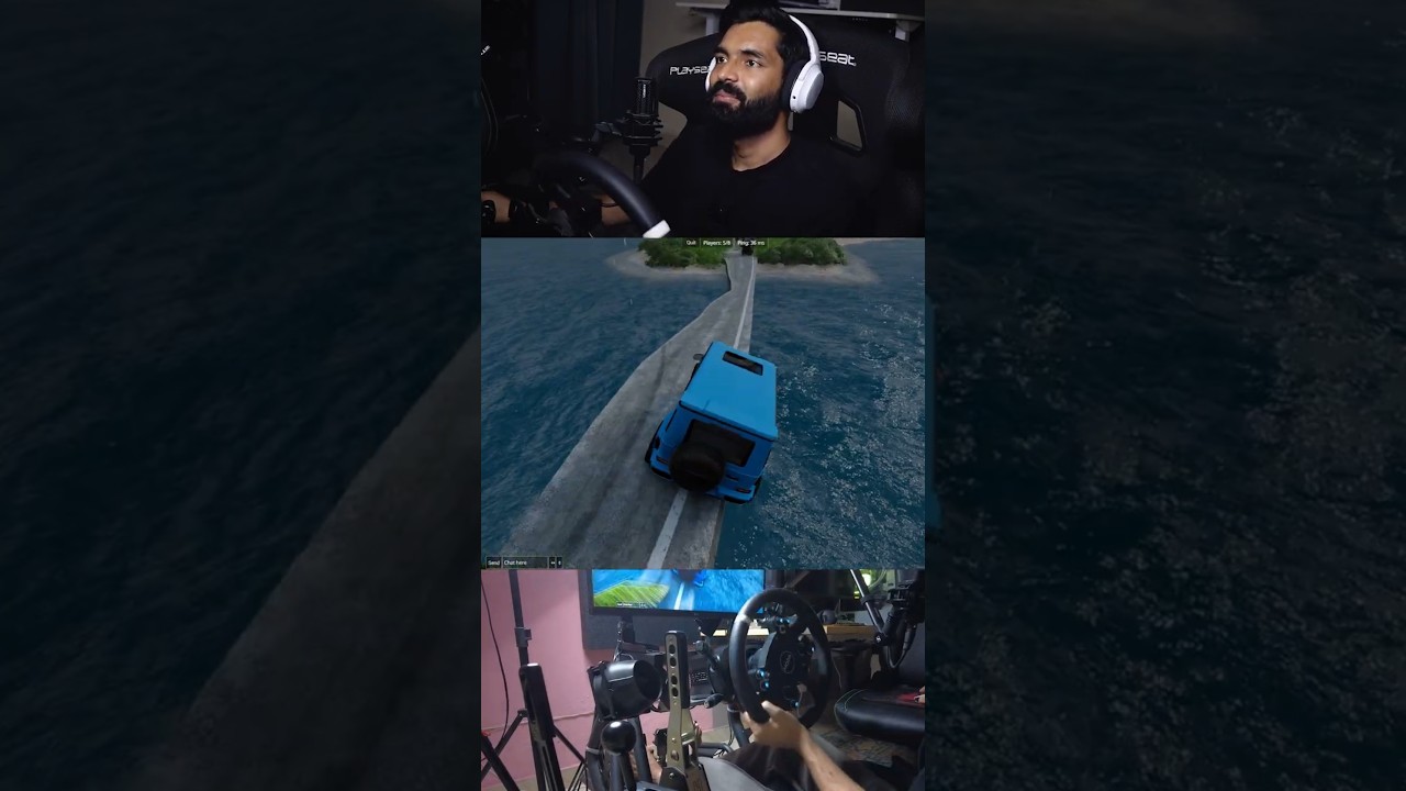 Safe Driving on Worlds Deadliest Road - BeamNG Multiplayer #beamngindia #beamngdrive