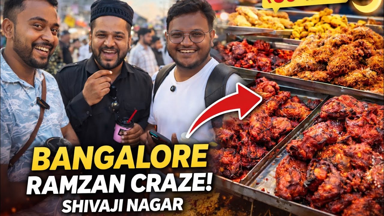 Ramzan Food Mela Shivaji Nagar Bangalore | Iftar Street Food Tour | Budget ₹50-₹200