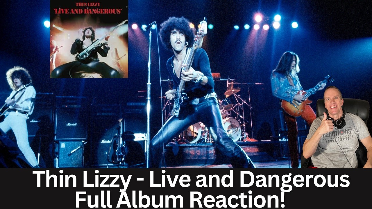 Реакция на Thin Lizzy - Live and Dangerous: полный альбом! Лучший концертный альбом всех времен???
