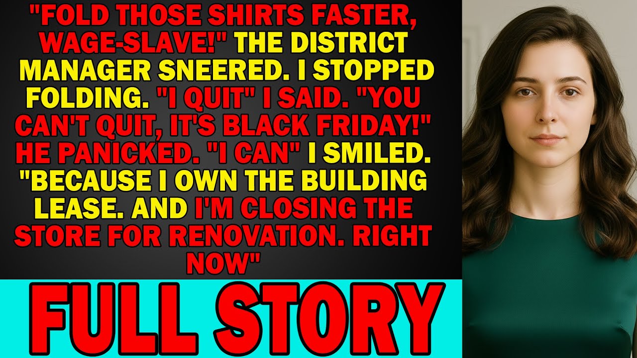 Undercover Leaseholder Outsmarts Toxic Boss on Black Friday - Corporate Revenge
