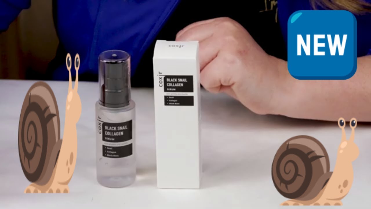 Coxir Skincare 🆕🐌  Black Snail Collagen Serum Review