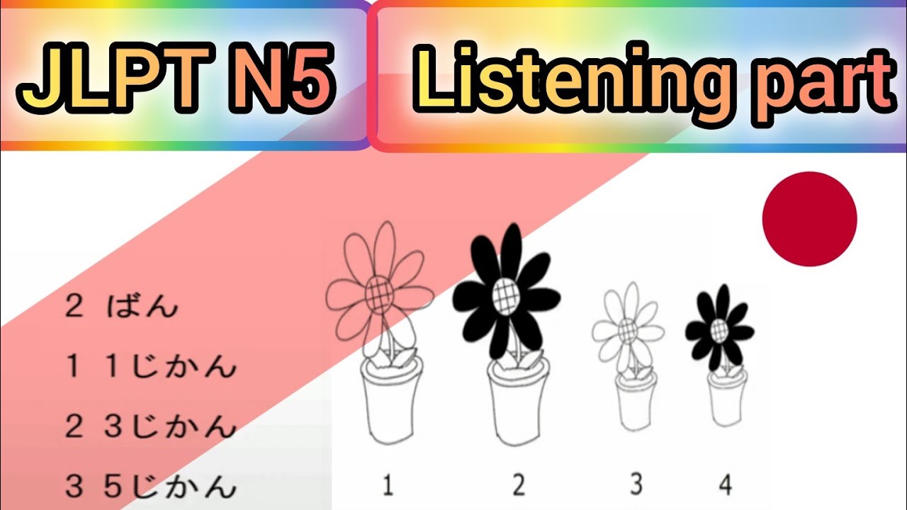 N5 listening practice#jlpt考前练习 #jlptexam