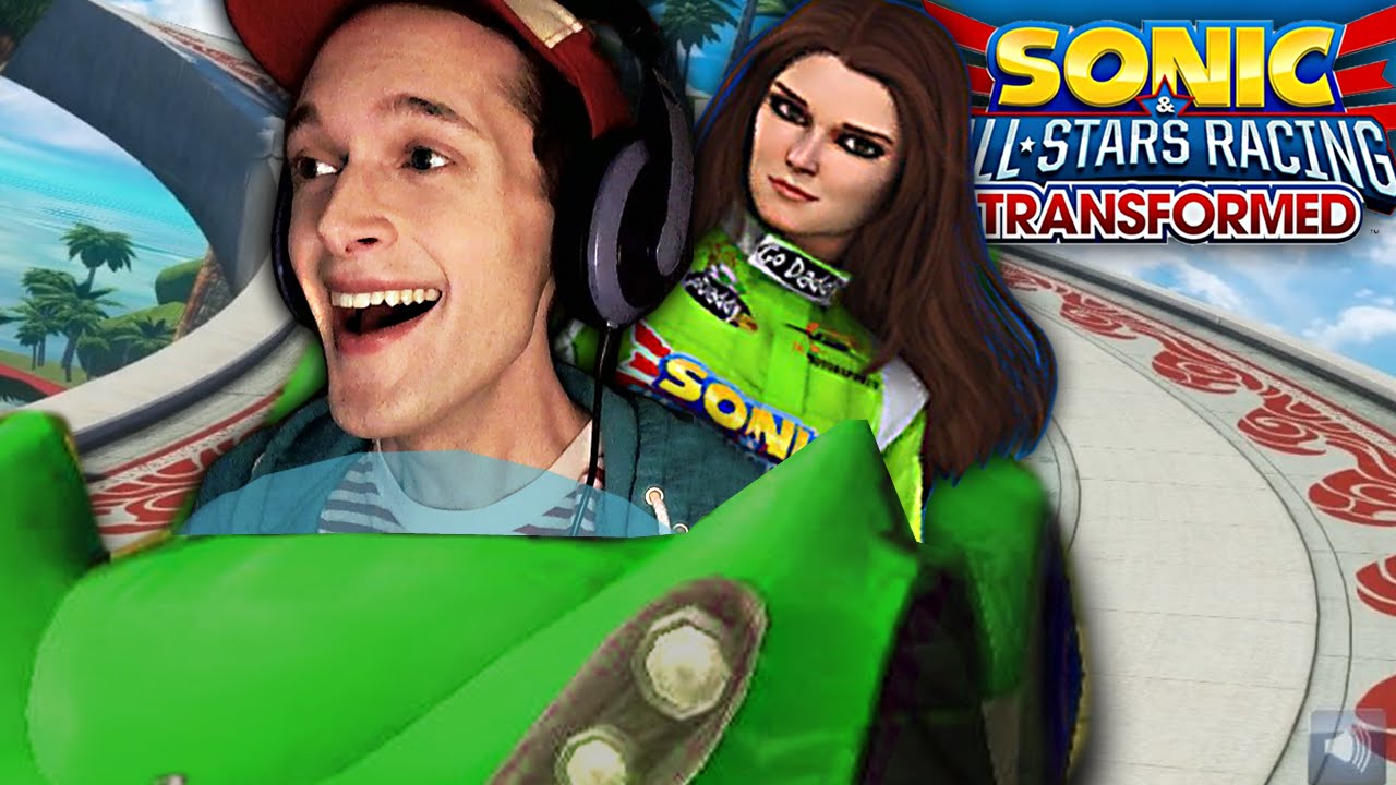 DANICA PATRICK STRIKES AGAIN - Sonic & All-Stars Racing Transformed - halfmoonjoe