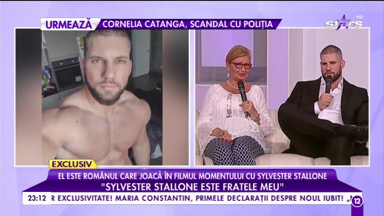 Pugilistul Florian Munteanu, românul care joacă în filmul momentului cu Stallone, la Agenția VIP