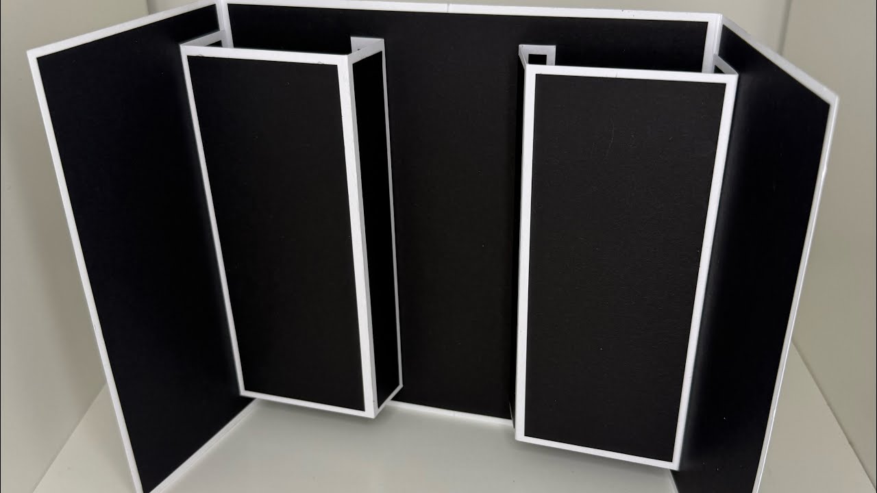 Double panel gatefold card 