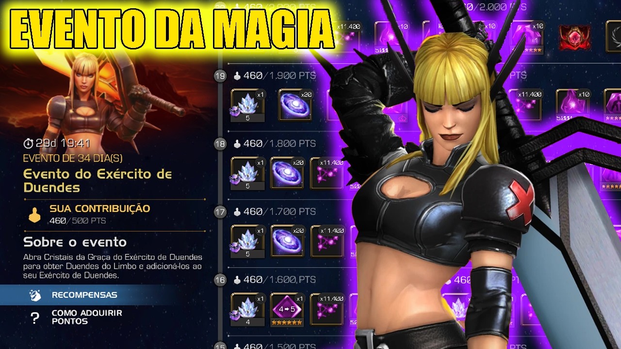 EVENTO DA MAGIA + FARM DE UNIDADES  - MARVEL TORNEIO DE CAMPEÕES