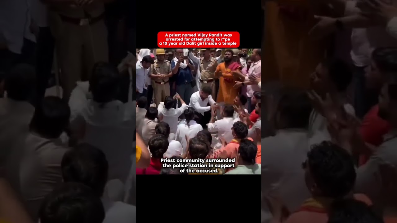 Priest Arrested in Rape Case, Supporters Gather Outside Police Station