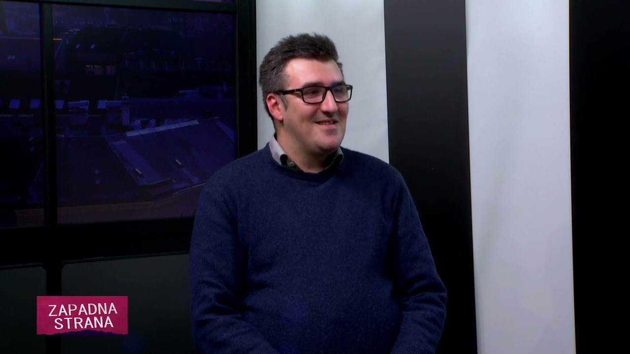 Pjevač Dario Klarić u studiju Tv Zapad