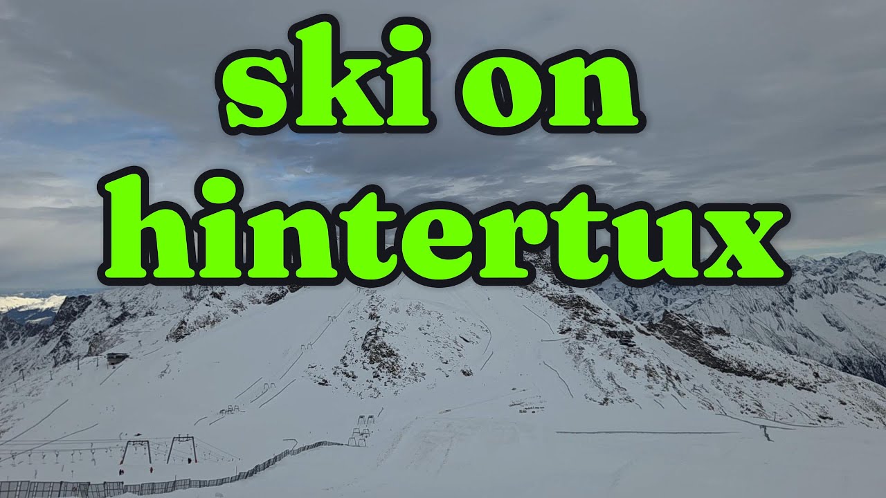 Hintertux AustriaNarciarstwo g&oacute;rskie Epic Mountain na lodowcu Hintertux