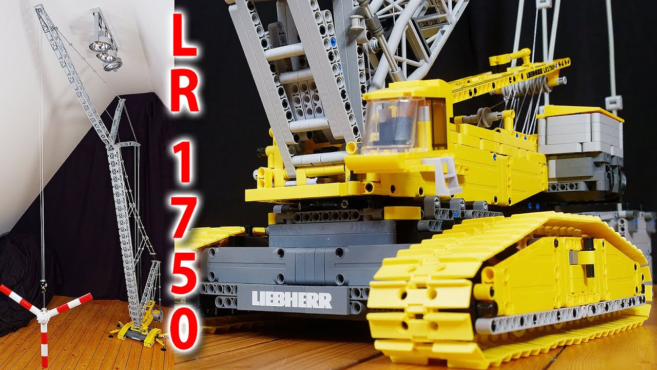 Liebherr LR1750 - Teil 2 - Vorführung des selbst gebauten Raupenkrans