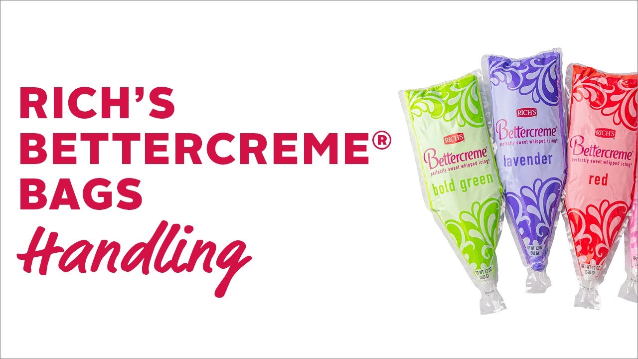 Rich Products Bettercreme&reg; Bags Handling Video