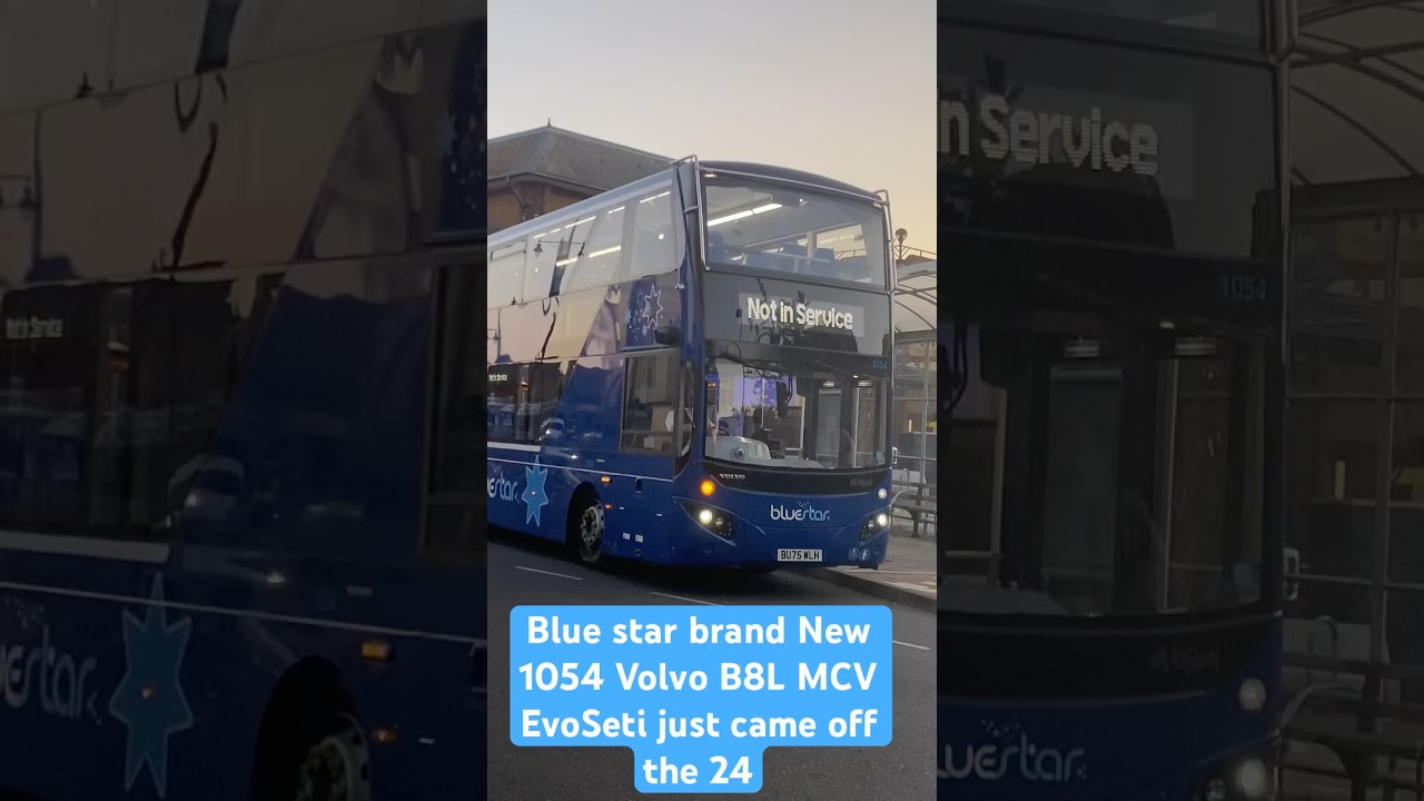 Nowa marka Blue Star 1054 Volvo B8L MCV EvoSeti| Właśnie zjechałem z 24