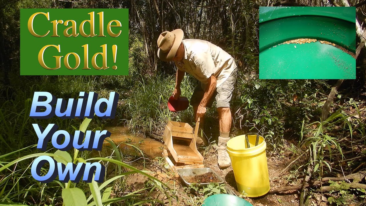 Gold Cradle - Build Your Own Old Timer's Rocker.