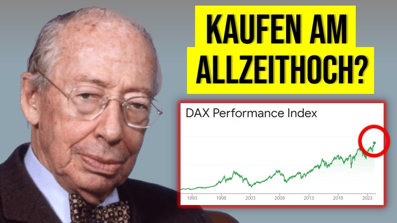 Kostolany: Was tun mit Aktien am Allzeithoch 2025?