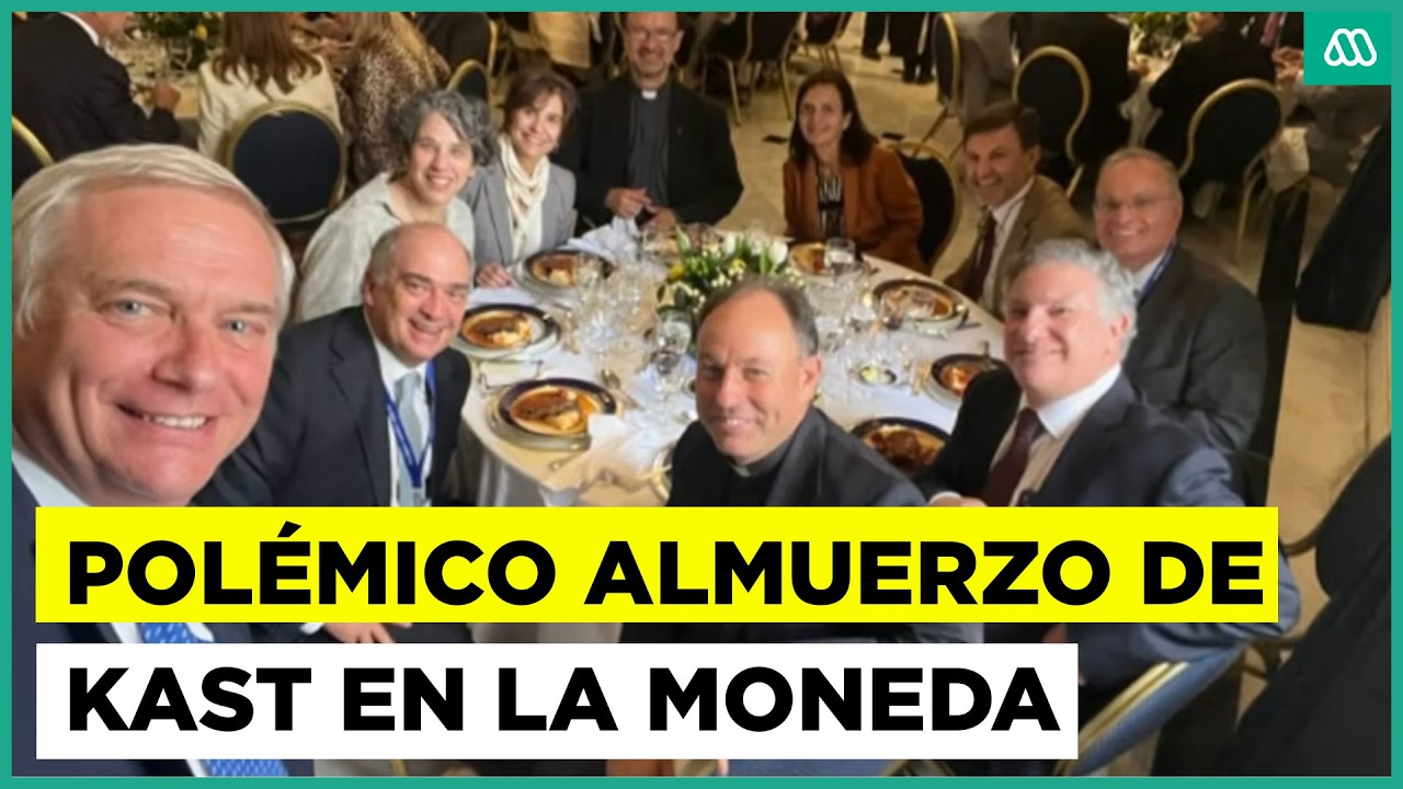 Pol&eacute;mico almuerzo del presidente Kast en La Moneda