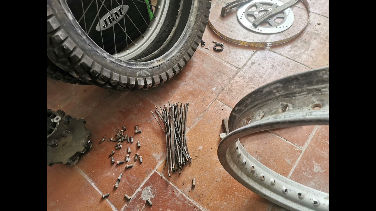 preparando piezas para pintar Como quitar radios oxidados