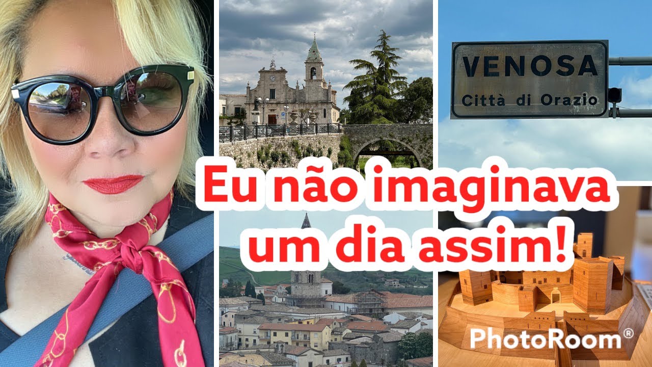 FOMOS VISITAR DUAS CIDADES LINDAS/MELFI E VENOSA 