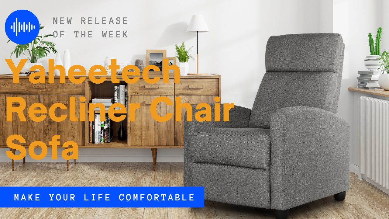 Yaheetech Fabric Recliner Chair #recliningsofa