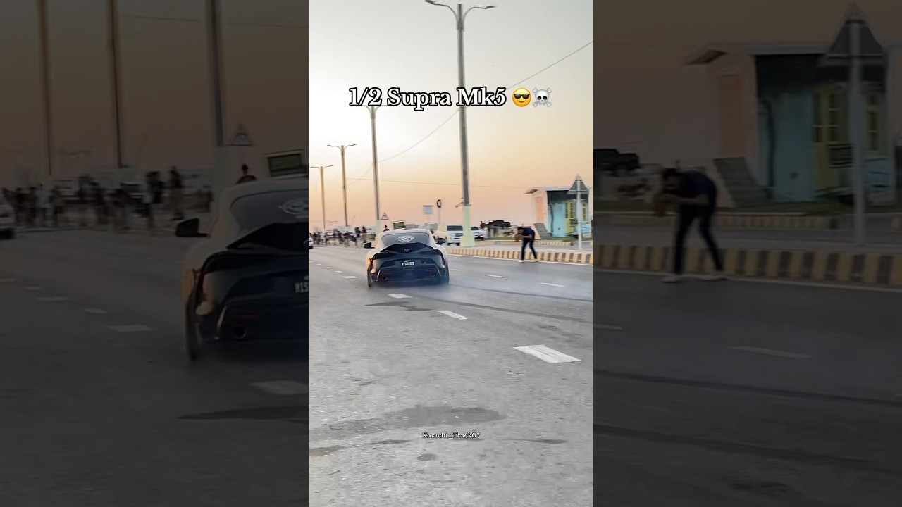 1/2 Supra Mk5 From Karachi 😎💨. #shortvideo #shortsyoutube #sportcars #shortvideo #supramk5 #video