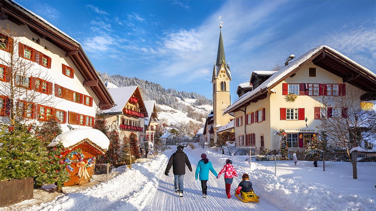 Fairytale Winter in Liechtenstein - Walking Tour of Magical Malbun | Travel Vlog