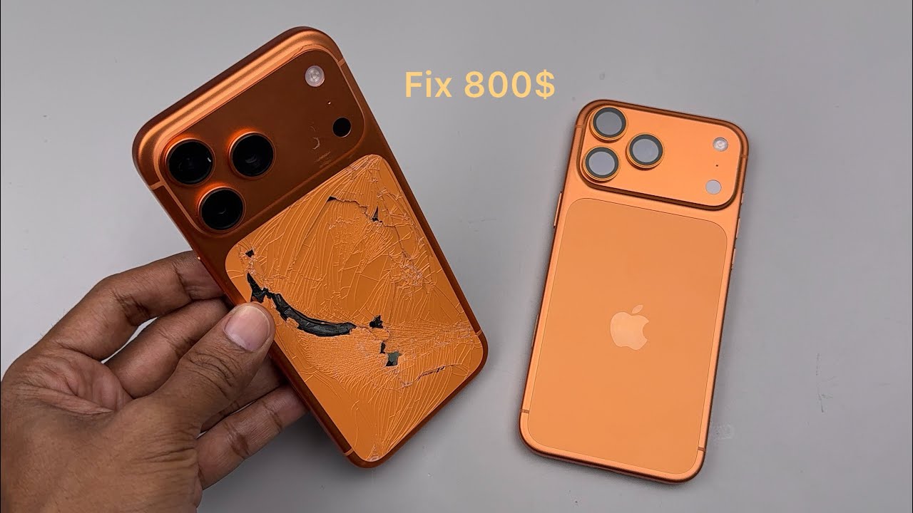 IPHONE 17 PRO MAX Cracked Damaged Restoration