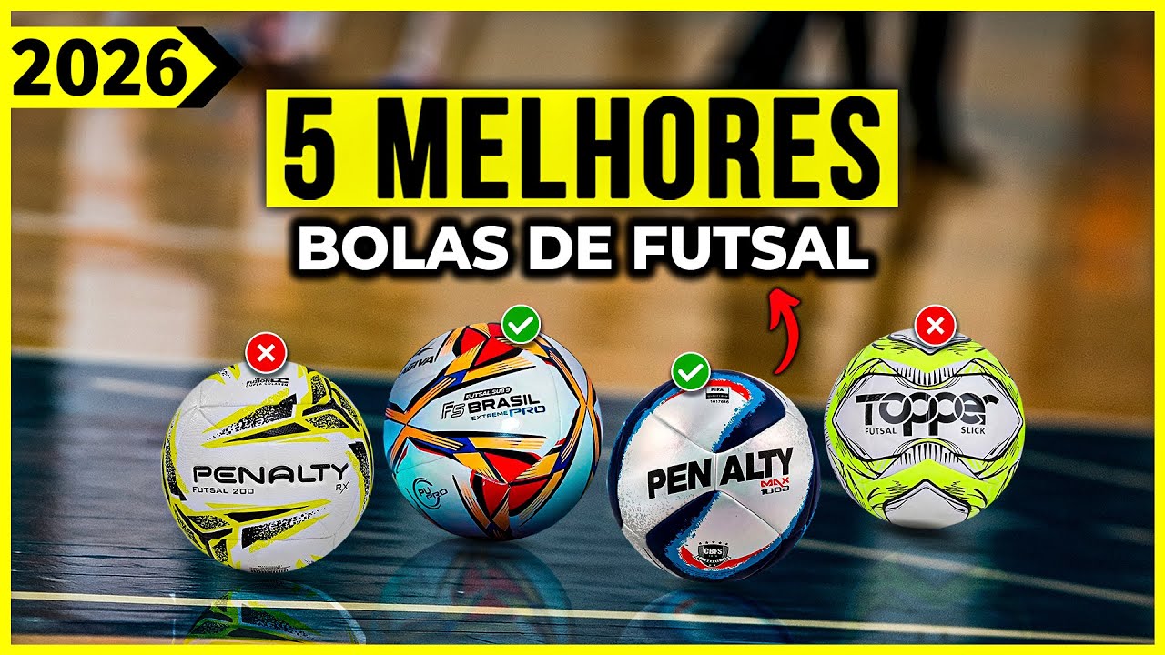 As 5 Melhores Bola de Futsal/ Bola Futsal Em 2026!
