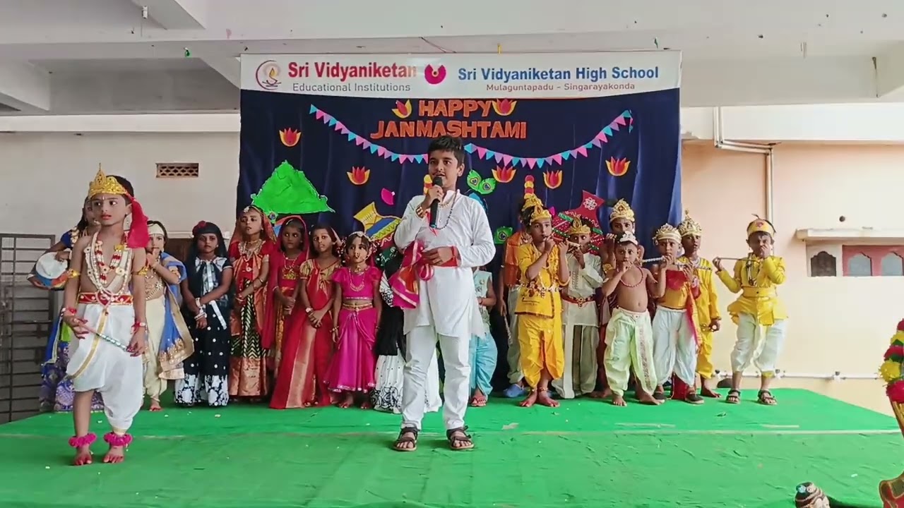 Krishnastami celebrations at ||Sri Vidyaniketan|| Singarayakonda 2025