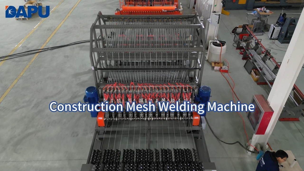 Construction Mesh Welding Machine in Action