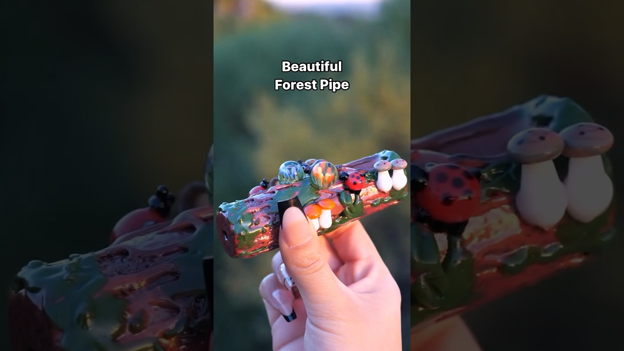 The most beautiful pipe 😍🐛🪵 #nature #art #love