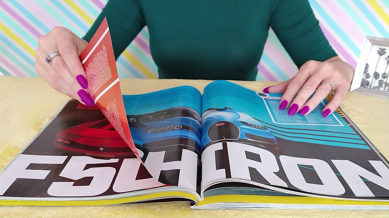 ASMR Page Turning Through Car Mags at a Consistent Pace • No Talking