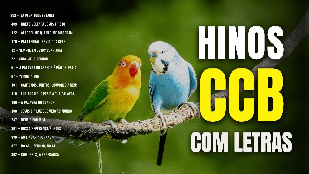 HINOS DE CULTO CCB QUE ARREPIAM ATÉ A ALMA | COM LETRAS PARA ACOMPANHAR  Deus Está Aqui 🙏  #ccbhinos
