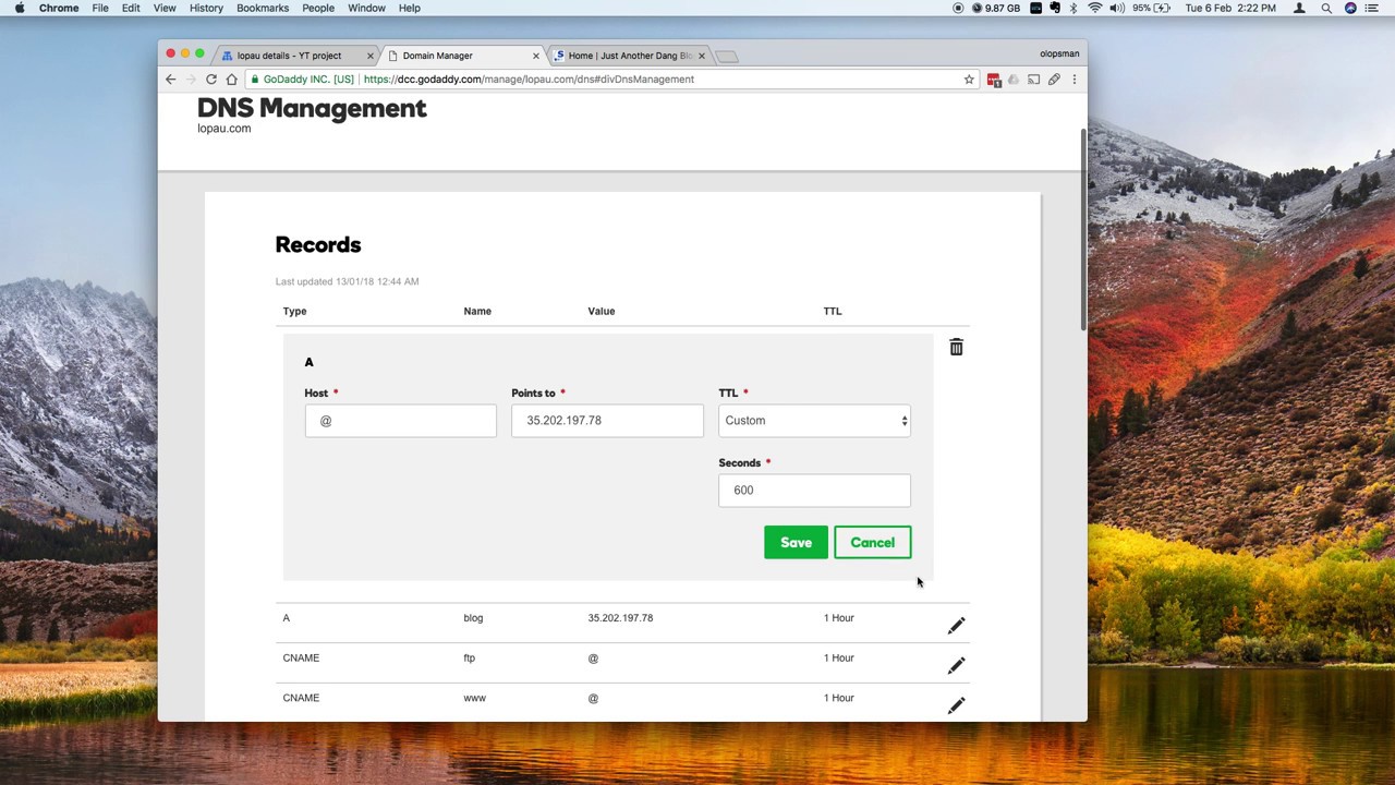 How to Set Up the Domain Name with your Google Cloud Instance