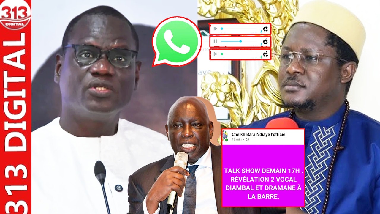 Cheikh Bara Ndiaye lâche une bombe: Audio Abdourahman Diouf & Madiambal? Réaction des…