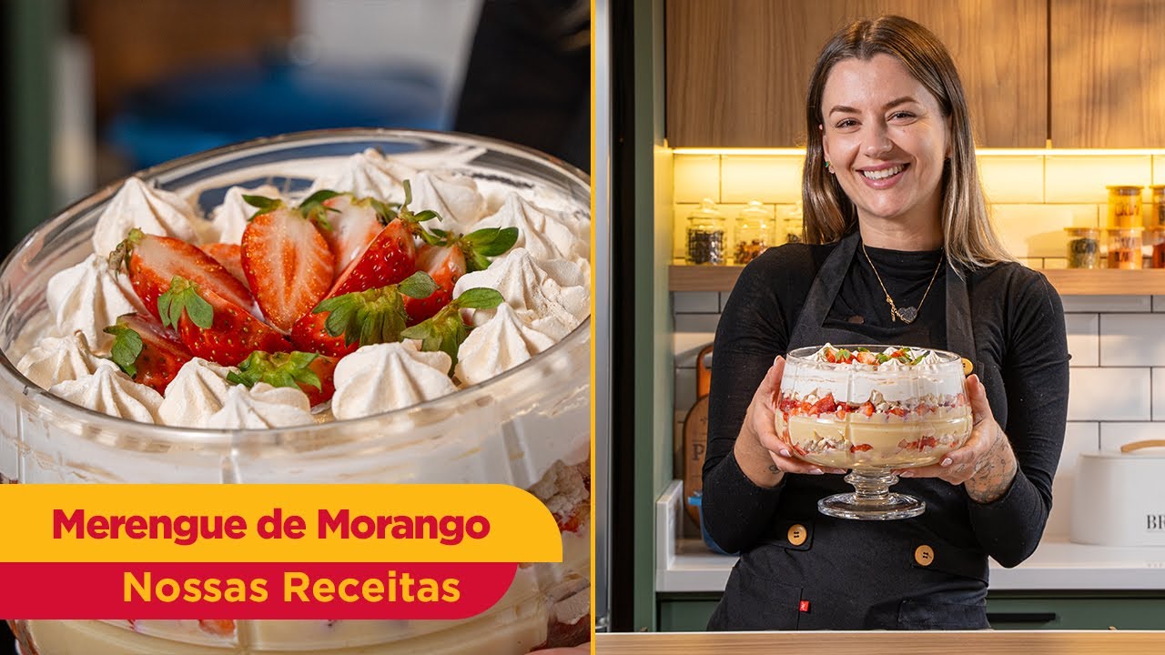 Merengue de Morango