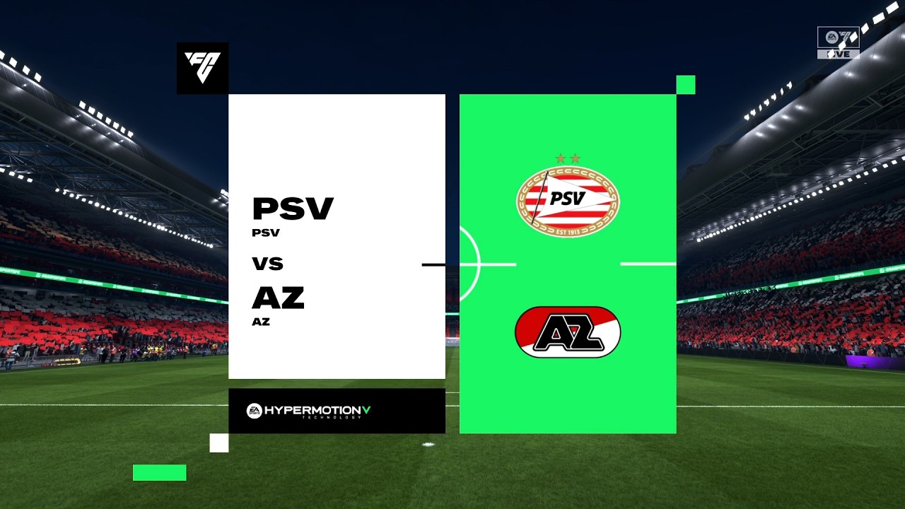 PSV vs AZ | Netherlands: Eredivisie | FC 26 | Gameplay
