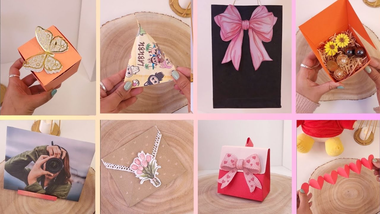 Easy paper crafts and cute gift ideas #diy #craft #gift #giftideas #art #artandcraft