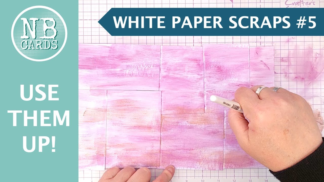 USE WHITE SCRAPS to Make Lucious Leaves! 8 Clean and SImple Cards [2024/166]