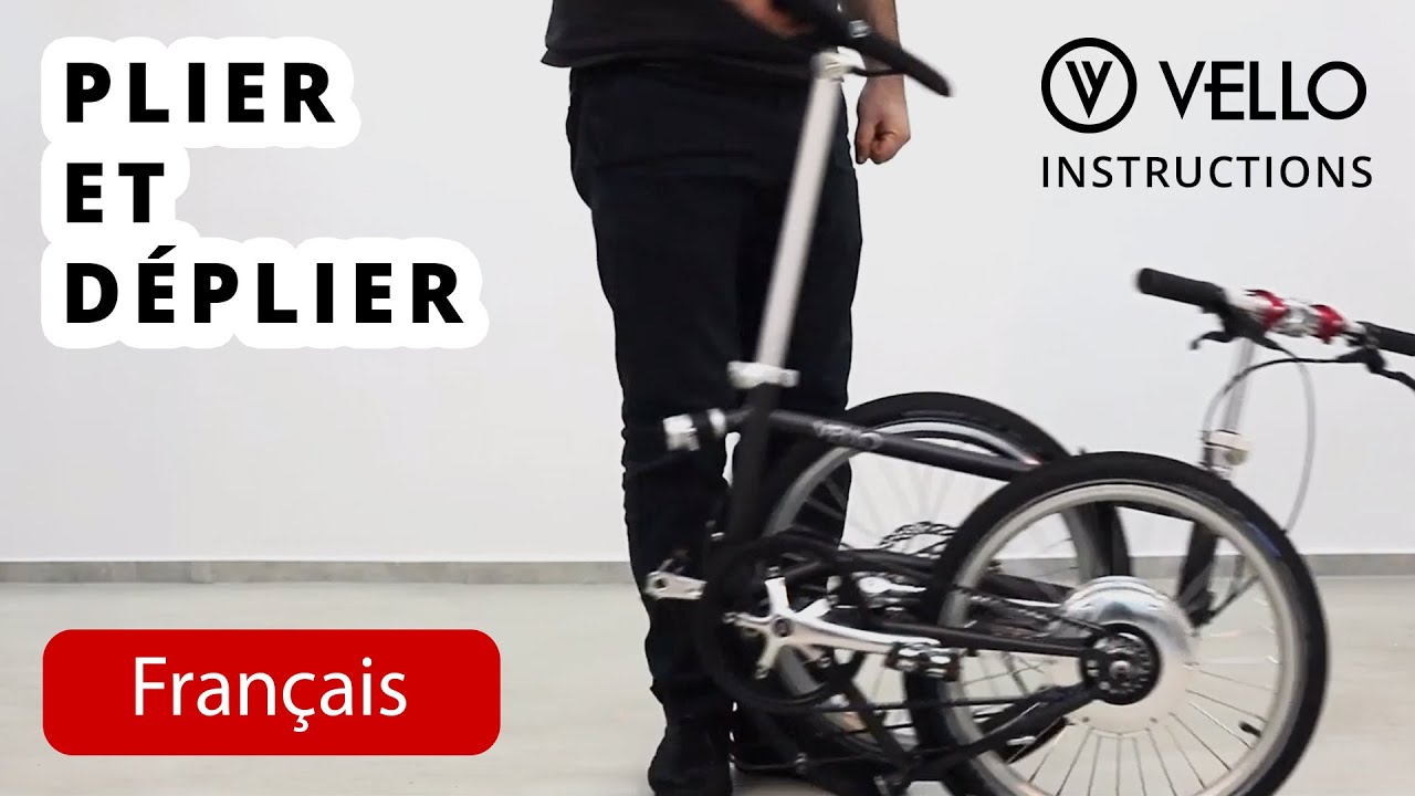 Guide du D&eacute;butant : Plier & D&eacute;plier le V&eacute;lo VELLO